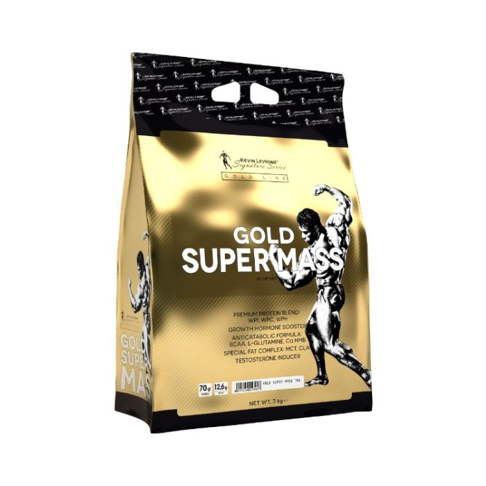 Kevin Levrone Gold Super Mass Gainer Chocolate, Advanced Muscle Growth and Weight Gain Formula, 7kg