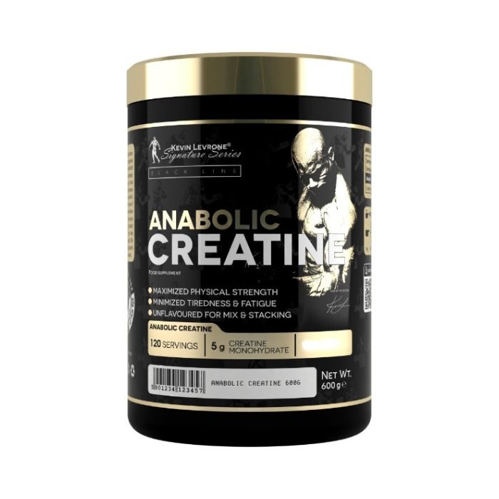Kevin Levrone Anabolic Creatine, Pure Creatine Monohydrate for Muscle Power and Strength Gains, 600g