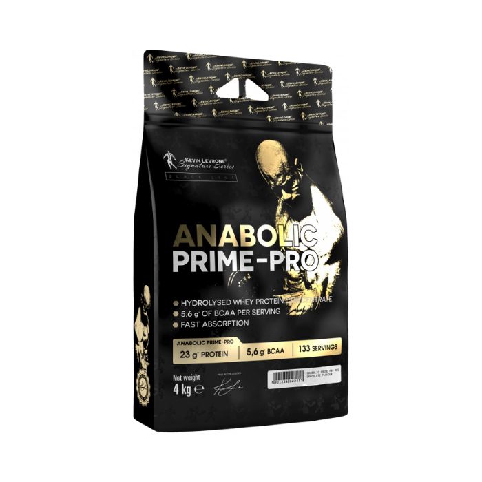 Kevin Levrone Anabolic Prime-Pro Whey Protein Chocolate, Hydrolyzed for Muscle Growth and Recovery, 4kg