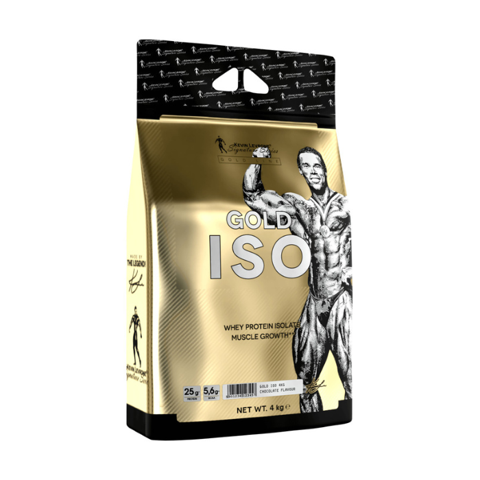 Kevin Levrone Gold Iso Whey Protein Chocolate, Pure Whey Isolate Powder for Muscle Growth and Recovery - 4kg