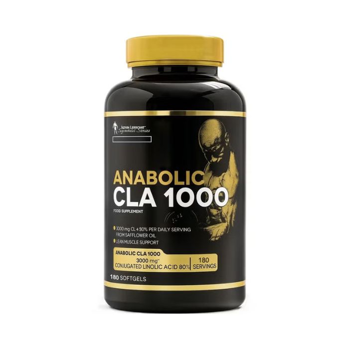 Kevin Levrone Anabolic CLA 1000 mg, Advanced Fat Metabolism and Lean Muscle Support, Softgel 180s