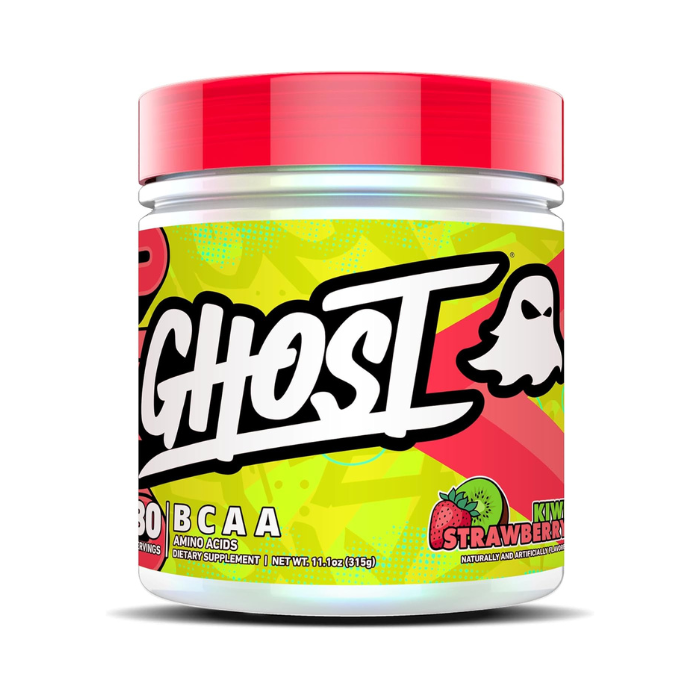 Ghost BCAA Amino Acids, Muscle Recovery and Endurance, Kiwi Strawberry - 30 Servings