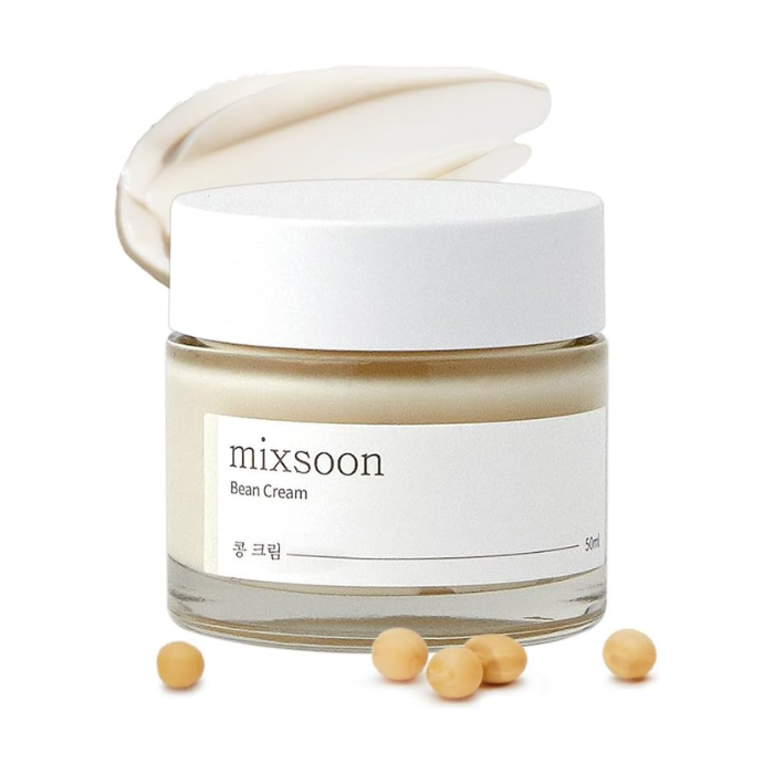 Mixsoon Bean Cream, Fermented Nutrient Moisturizer for Deep Hydration, Barrier Care, and Radiant Skin - 50ml