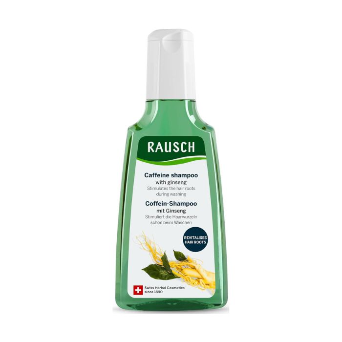 Rausch Caffeine with Ginseng Shampoo, Hair Loss Control and Root Strengthening Formula, 200ml