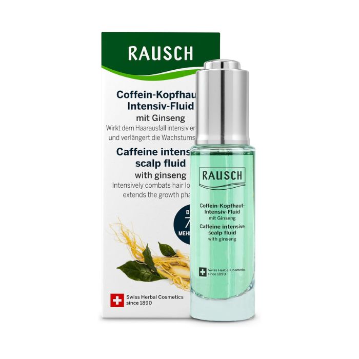 Rausch Caffeine with Ginseng Intensive Scalp Fluid, Hair Loss Treatment and Regrowth Booster, 30ml