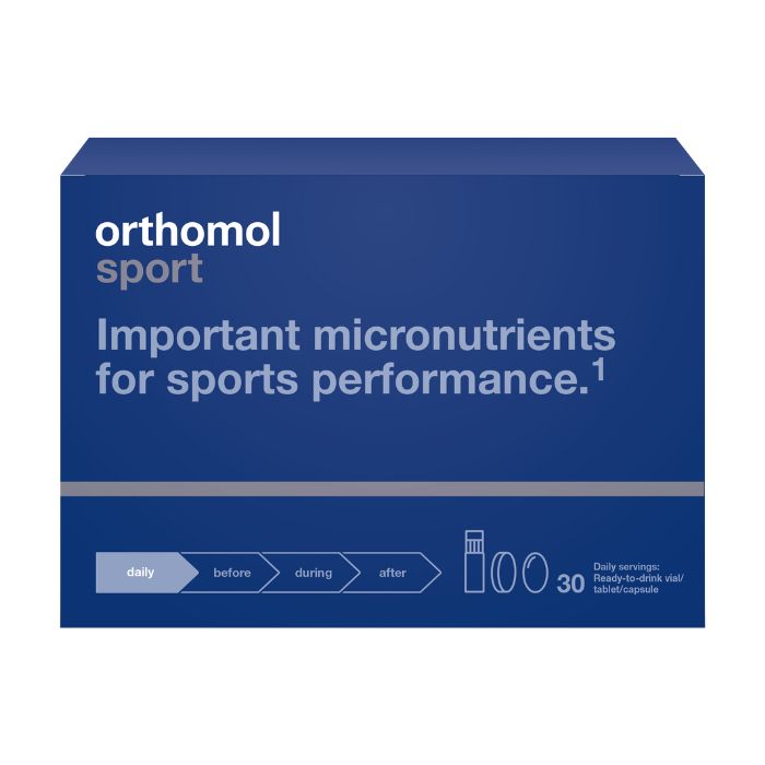 Orthomol Sport Vial, Tablet & Capsules, Energy, Muscle and Endurance Support Supplement, 30s