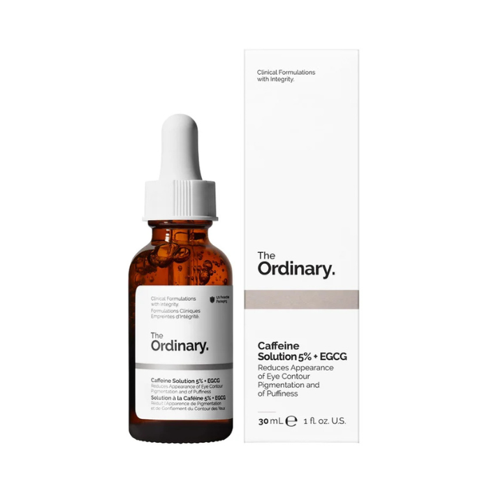 The Ordinary Caffeine 5% + EGCG Eye Serum, Reduces Dark Circles, Puffiness, Brightens Tired Eyes - 30ml
