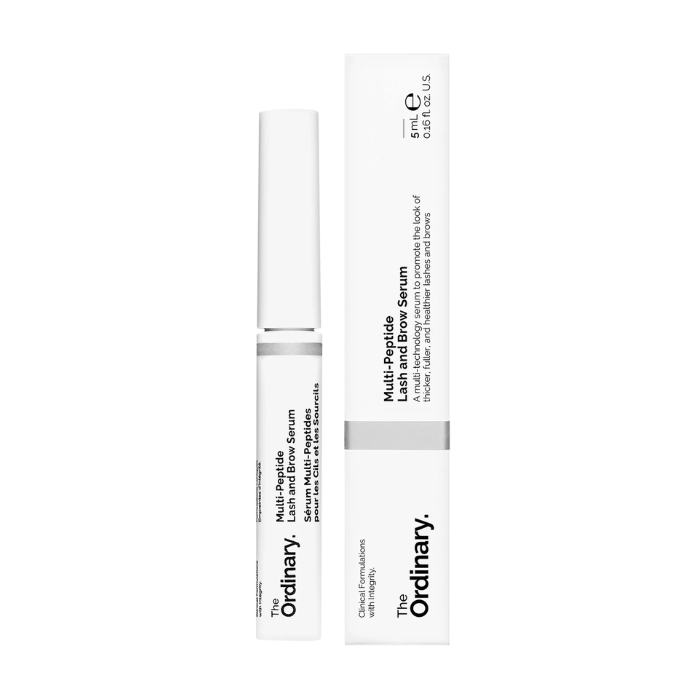 The Ordinary Multi-Peptide Lash and Brow Serum, Advanced Peptide Complex for Thicker, Fuller - 5ml