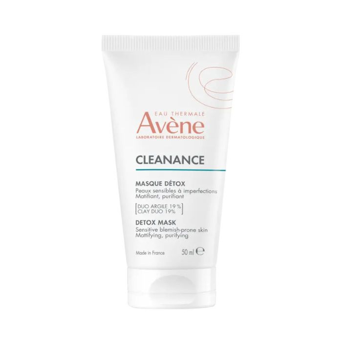 Avene Cleanance Mattifying & Purifying Detox Mask For Blemish-Prone Sensitive Skin 50ml