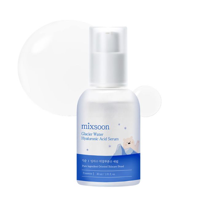 Mixsoon Glacier Water Hyaluronic Acid, Deep Hydration and Skin Barrier Strengthening Serum, 30ml