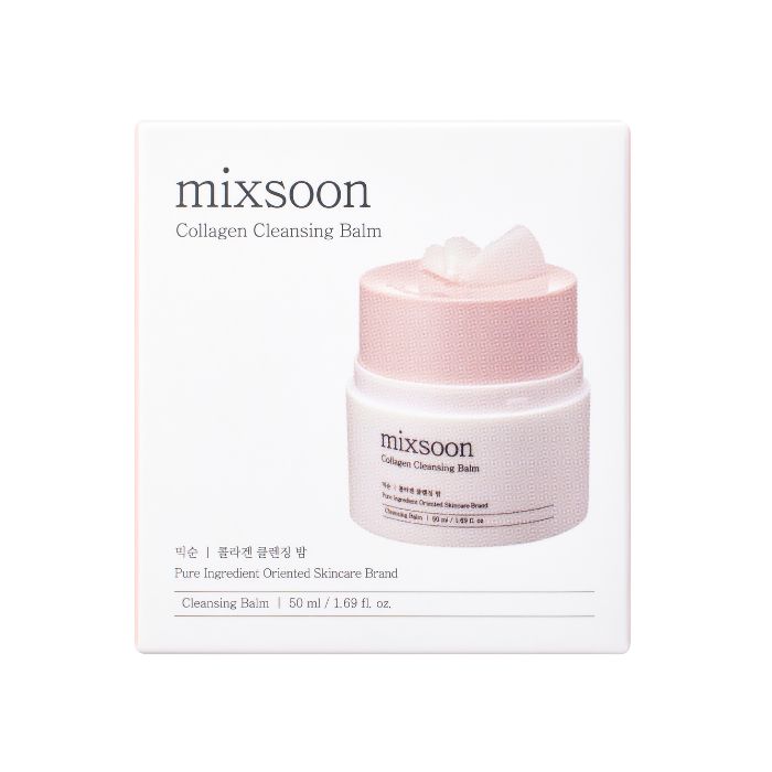 Mixsoon Collagen Balm Cleanser, Melting Makeup Remover with Hydration and Skin Firming, 50ml