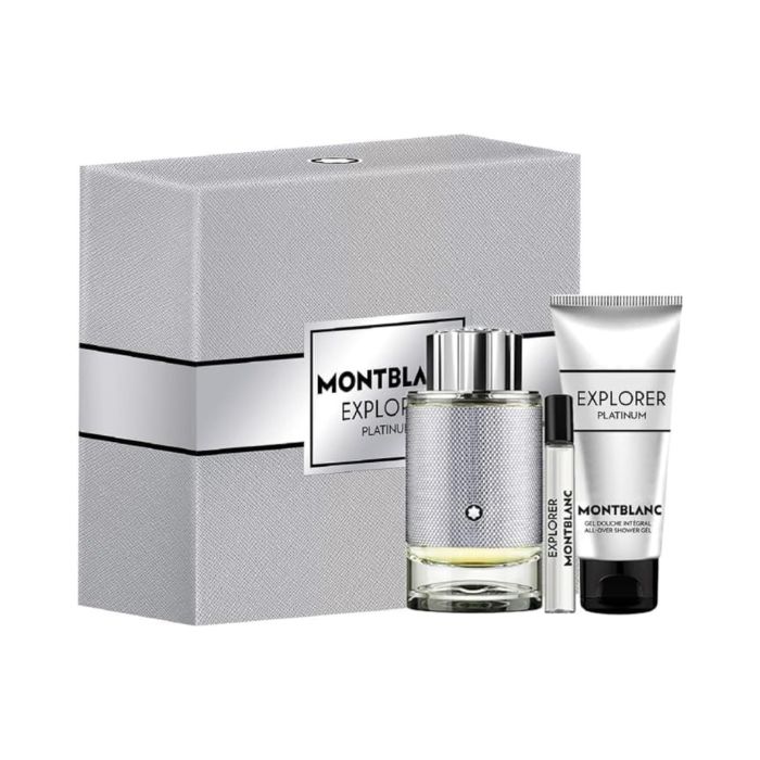Montblanc Explorer Platinum EDP Spray 10,100ml + Shower Gel Gift Set