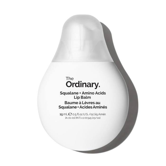 The Ordinary Squalane + Amino Acids Lip Balm, Multi-Use Moisturizer for Lips, Cuticles and Elbows - 15ml