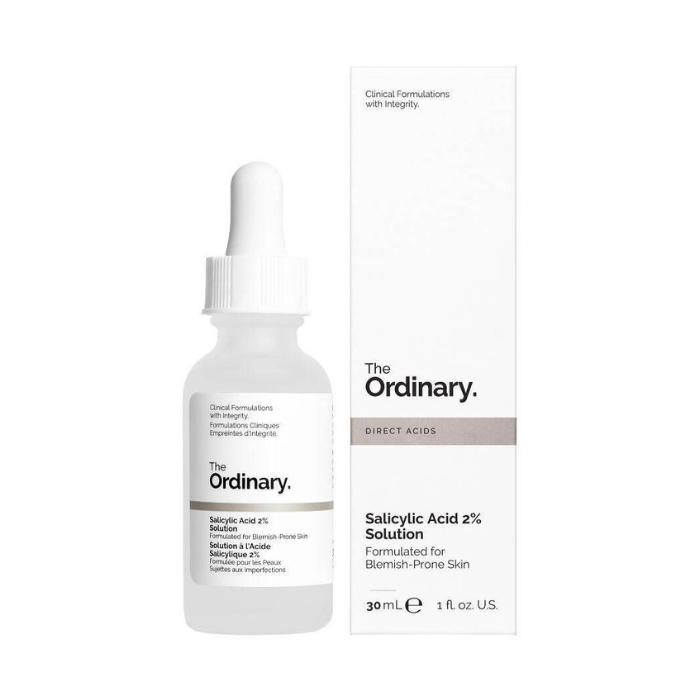 The Ordinary Salicylic Acid 2% Solution, Exfoliating Serum for Blemish-Prone Skin and Pore Care - 30ml