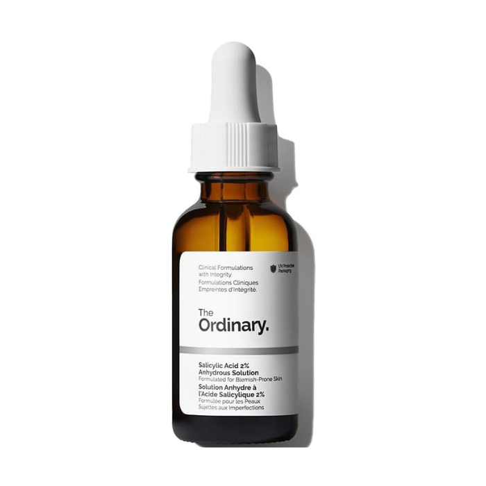 The Ordinary Salicylic Acid 2% Anhydrous Solution, Gentle Blemish Treatment for Clearer, Smoother Skin - 30ml