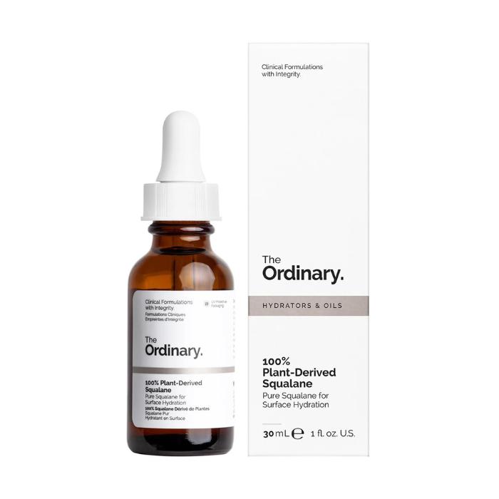 The Ordinary 100% Plant-Derived Squalane, Lightweight Hydrating Serum for Skin & Hair - 30ml