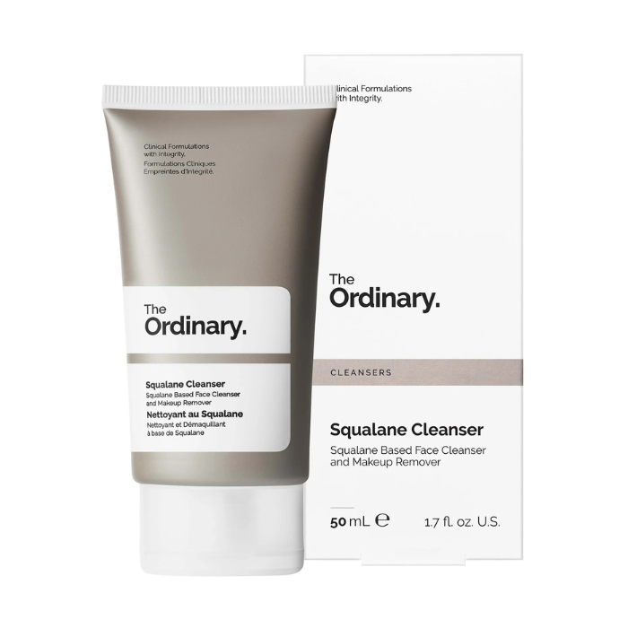 The Ordinary Squalane Cleanser, Gentle Makeup Remover and Hydrating Daily Face Cleanser - 50ml