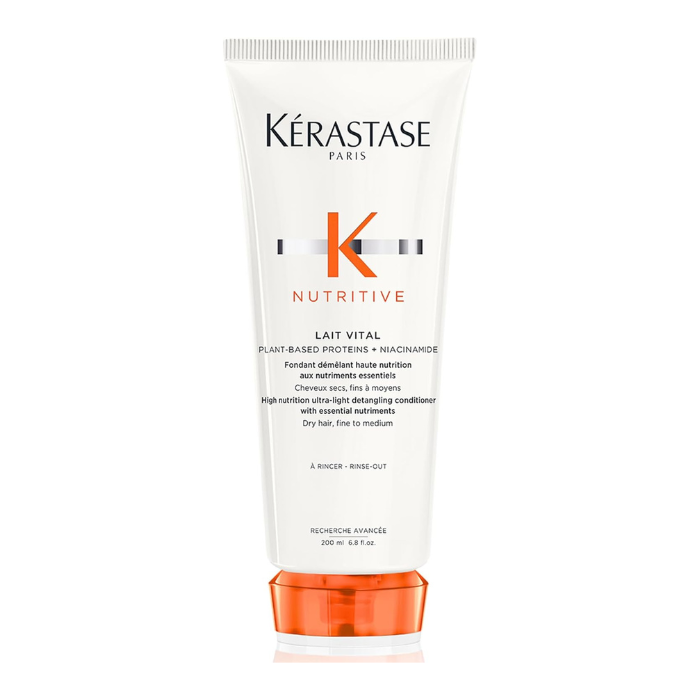 Kerastase Nutritive Lait Vital, Hydrating Conditioner for Dry, Fine to Medium Hair, Strength & Shine - 200ml