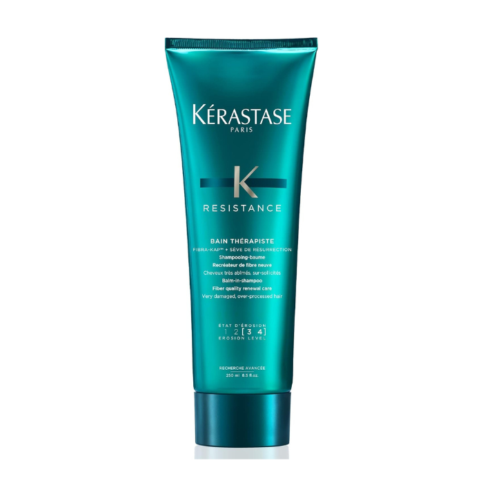 Kerastase Resistance Bain Therapiste, Repairing Shampoo for Very Damaged and Weak Hair - 250ml