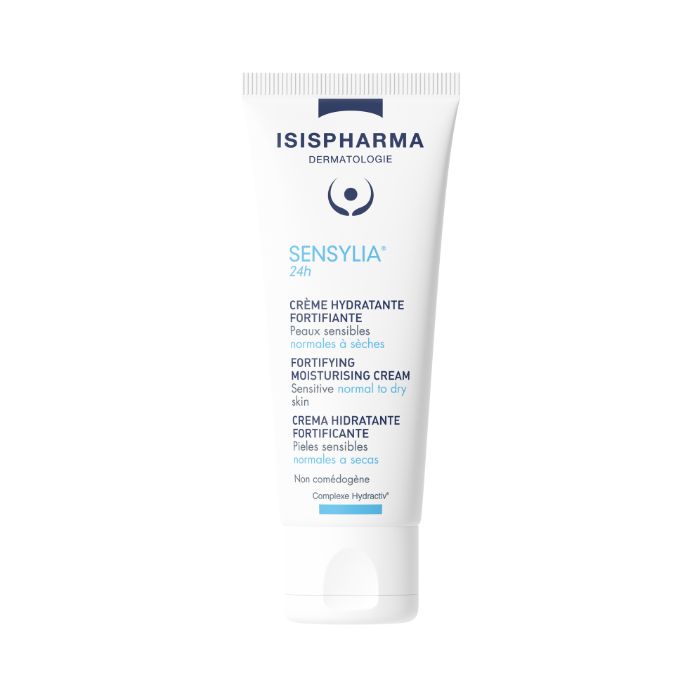 Isis Sensylia 24H Fortifying Moisturizing Fluid, Hydrating, Soothing and Strengthening Care for Sensitive Skin, 40ml