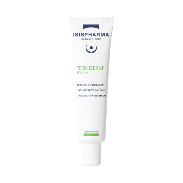 Isis Teen Derm Alpha Pure Anti-Imperfections Gel-Cream, Severe Acne and Oily Skin Treatment, 30ml
