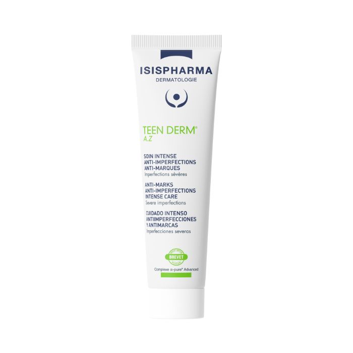 Isispharma Teen Derm A.Z Anti-Imperfections Intense Care, Anti-Blemish and Anti-Mark Treatment, 30ml