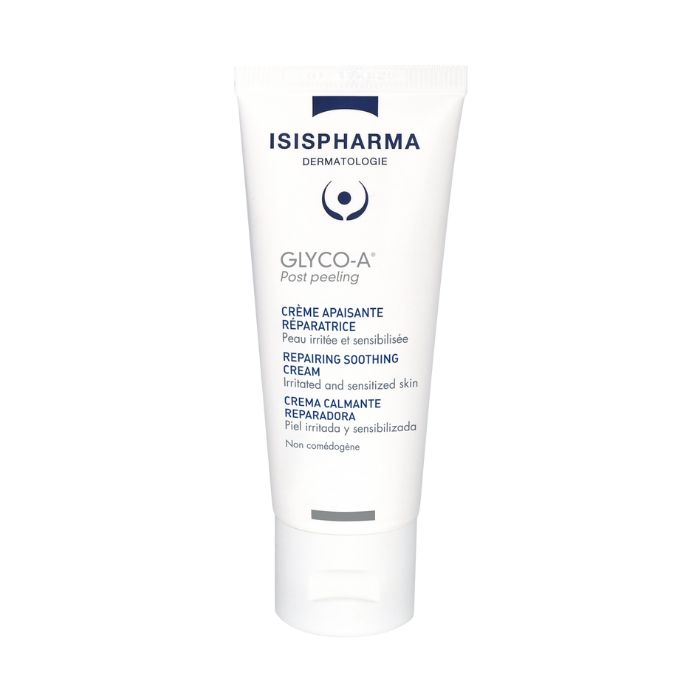 Isis Glyco-A Post Peeling Repairing Soothing Cream, Calms and Restores Skin Barrier, 40ml