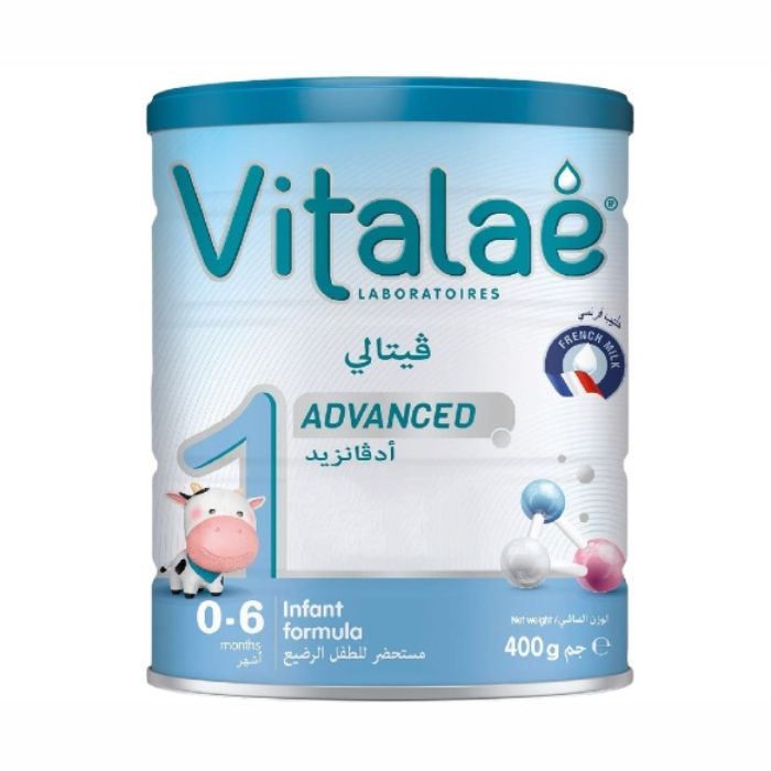 Vitalae Advanced 1 Infant Formula Milk Powder 0–6 Months, Complete Nutrition for Healthy Growth 400g
