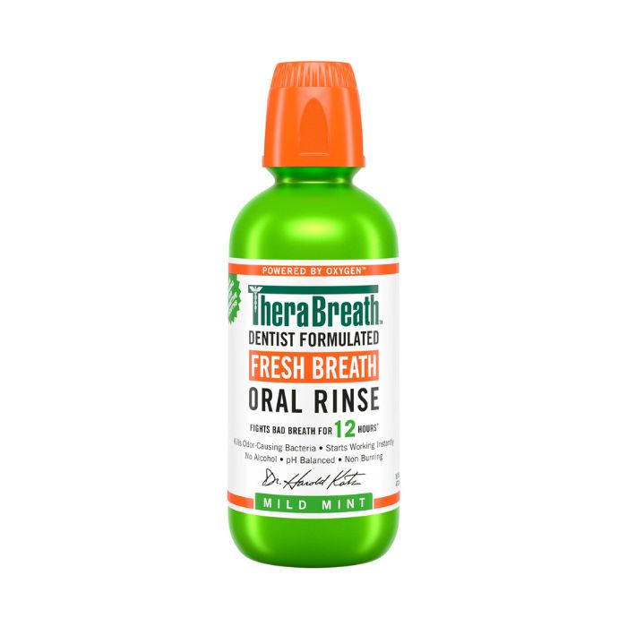 TheraBreath Fresh Breath Oral Rinse Mild Mint 16oz