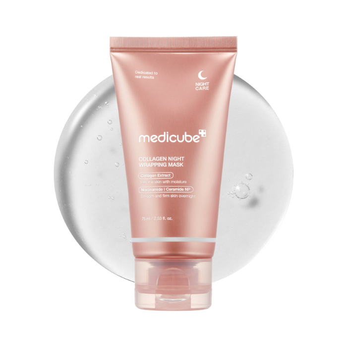 Medicube Collagen Night Wrapping Mask, Overnight Firming, Hydration and Glow Care, 75ml
