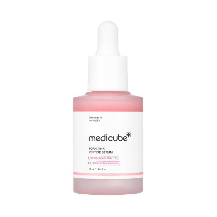 Medicube PDRN Pink Peptide Glow Serum, Anti-Aging, Elasticity Boost and Brightening, 30ml