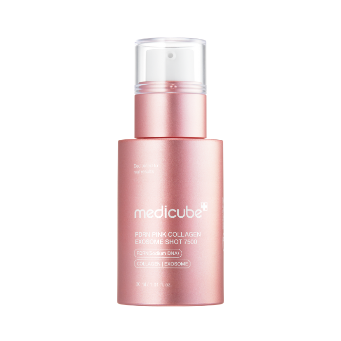 Medicube PDRN Pink Exosome Shot 7500 Serum, High-Strength Micro-Needling Glow Care, 30ml
