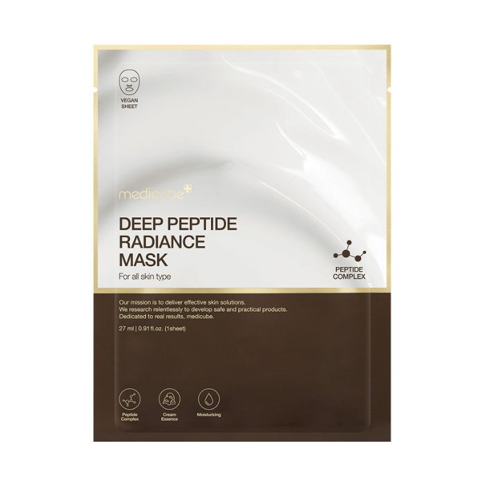 Medicube Deep Peptide Radiance Mask Sheet 27ml 1s