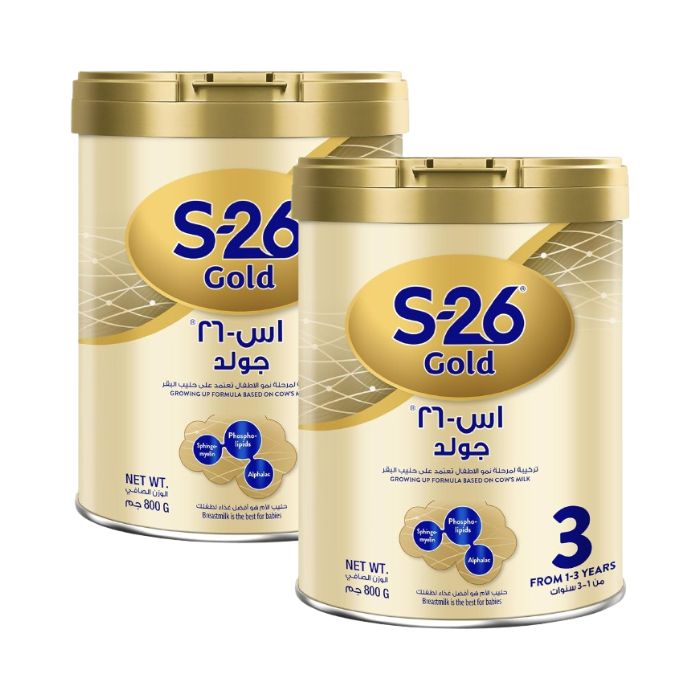 S-26 Gold 3 Milk Formula 800g Pack of 2pcs
