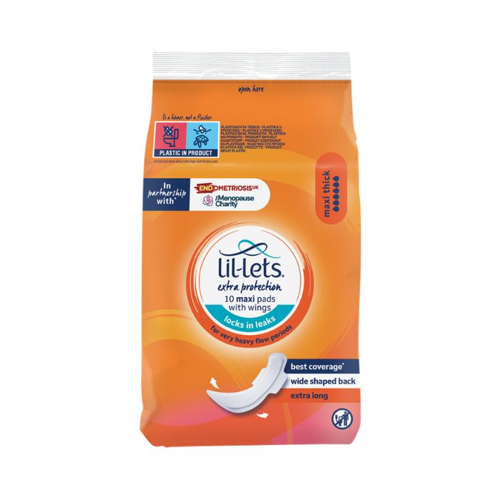 Lil Lets Extra Protection Ultra Maxi Pads 10s