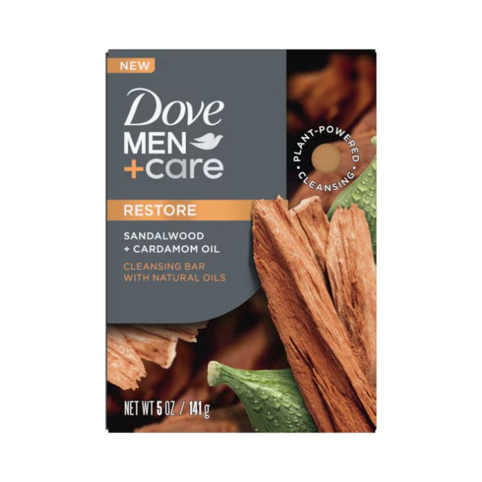 Dove Men+ Care Restore Sandalwood + Cardamom Oil Cleansing Bar 141g