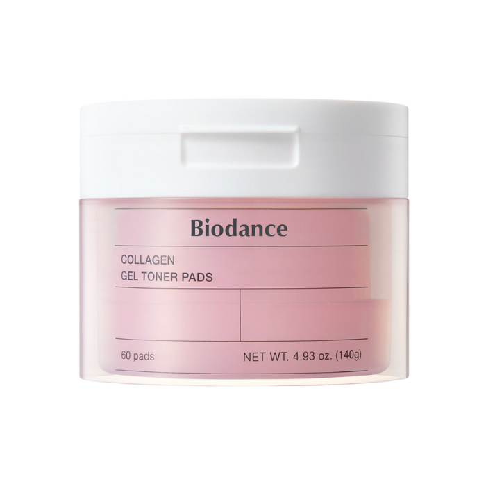 Biodance Collagen Gel Toner, Pore Refining, Elasticity Boost and Hydrating Pads, 60s