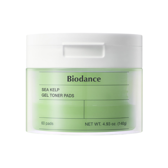 Biodance Sea Kelp Gel Toner Pads, Calming, Oil Control and pH Balancing Care, 60s