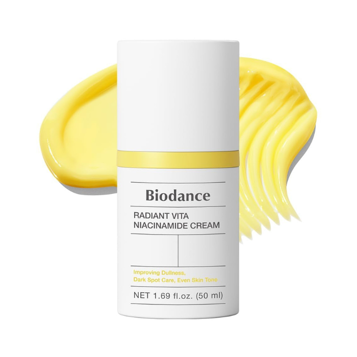 Biodance Radiant Vita Niacinamide Cream, Brightening Moisturizer for Even Tone and Radiant Glow, 50ml