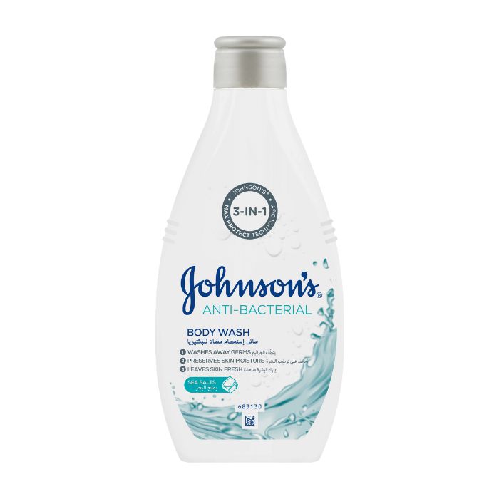Johnson & Johnson Anti-Bacterial Sea Salt Body Wash 400ml