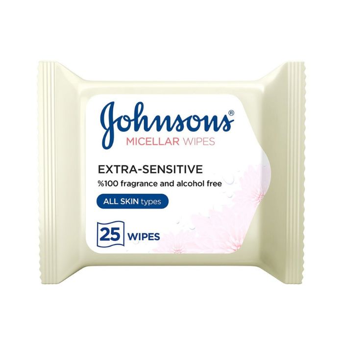 Johnson & Johnson Extra Sensitive Facial Cleansing Wipes 25s