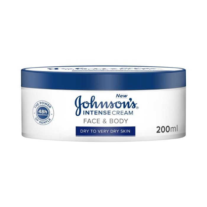 Johnson & Johnson Intense Face & Body Cream 200ml