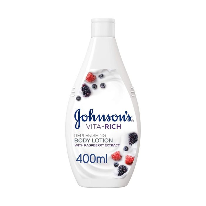 Johnson & Johnson Vita-Rich Replenishing Raspberry Body Lotion 400ml