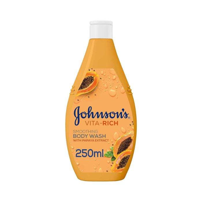 Johnson & Johnson Vita-Rich Smoothing Papaya Body Wash 250ml