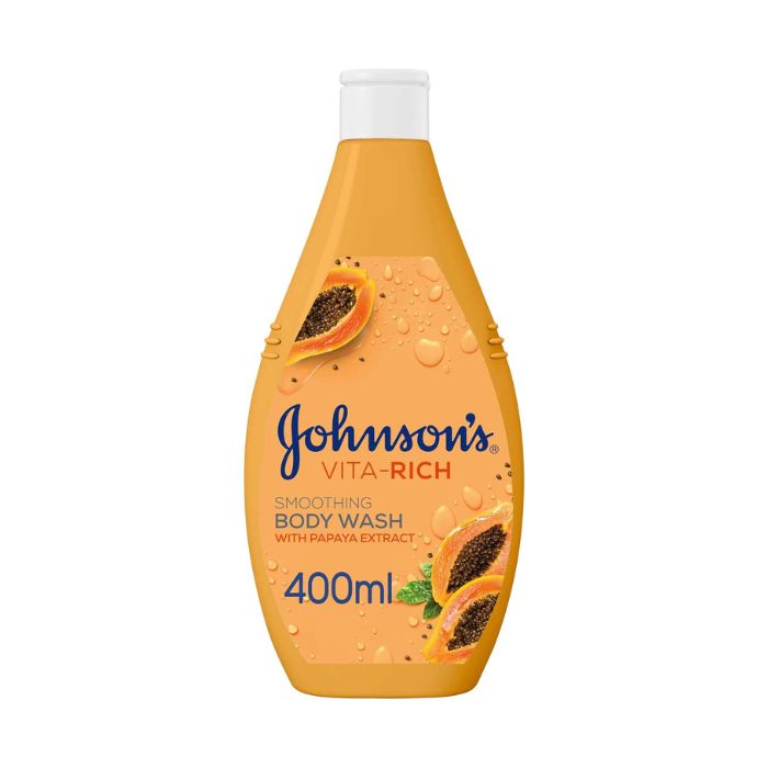 Johnson & Johnson Vita-Rich Smoothing Papaya Body Wash 400ml