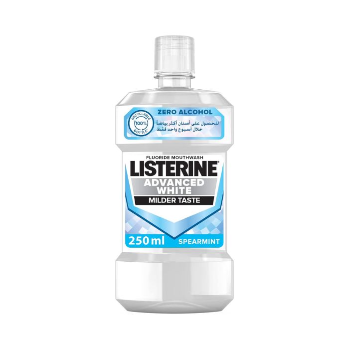 Listerine Advanced White Milder Taste Mouthwash 250ml