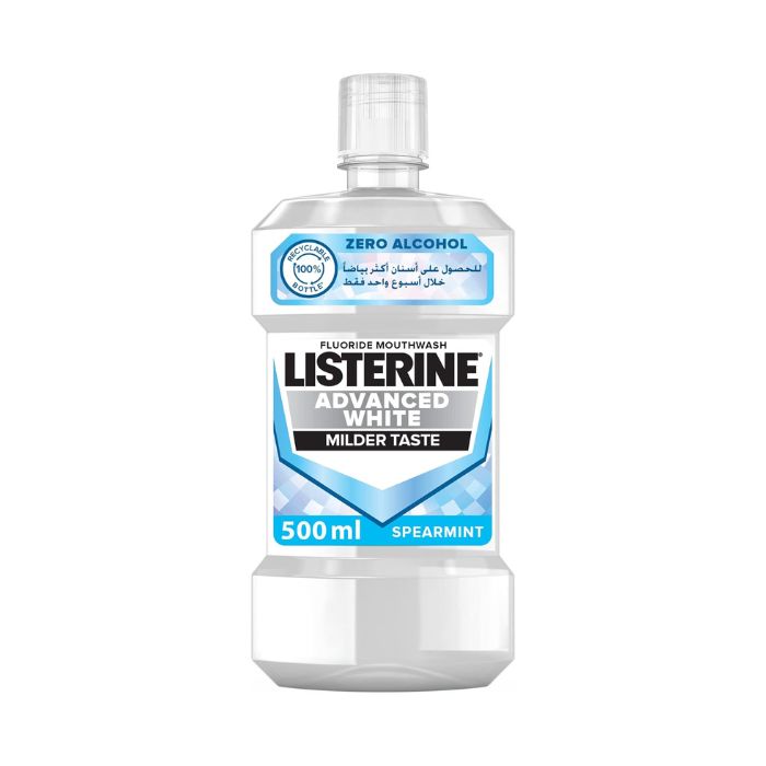 Listerine Advanced White Milder Taste Mouthwash 500ml