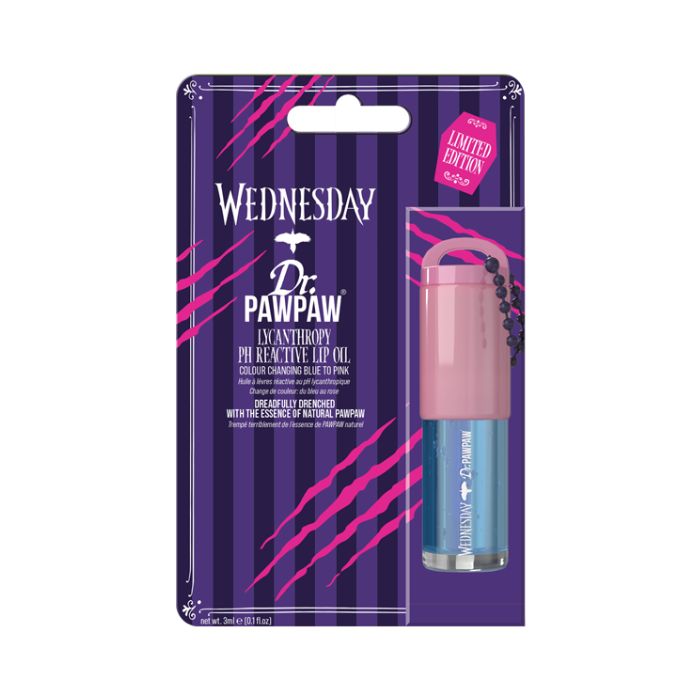 Dr. PawPaw Wednesday Lycanthropy Reactive, pH-Activated Color-Changing Lip Oil, 3ml
