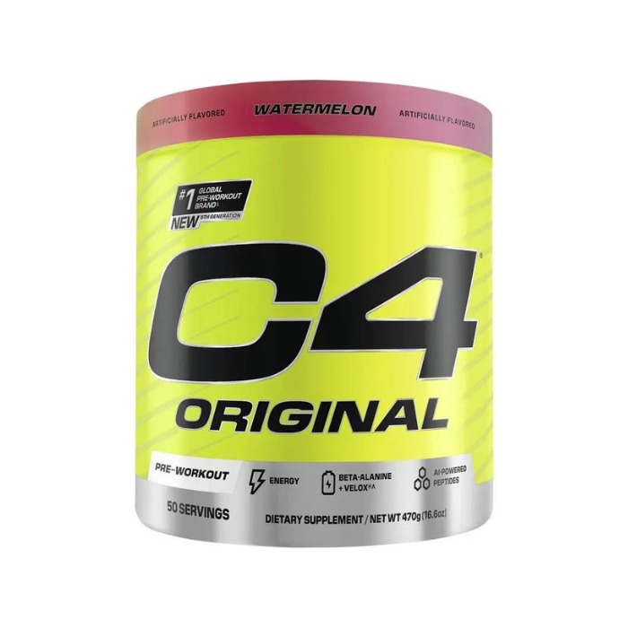 Cellucor C4 Original Pre-Workout Watermelon 470g, Energy, Strength and Endurance, 50 Servings