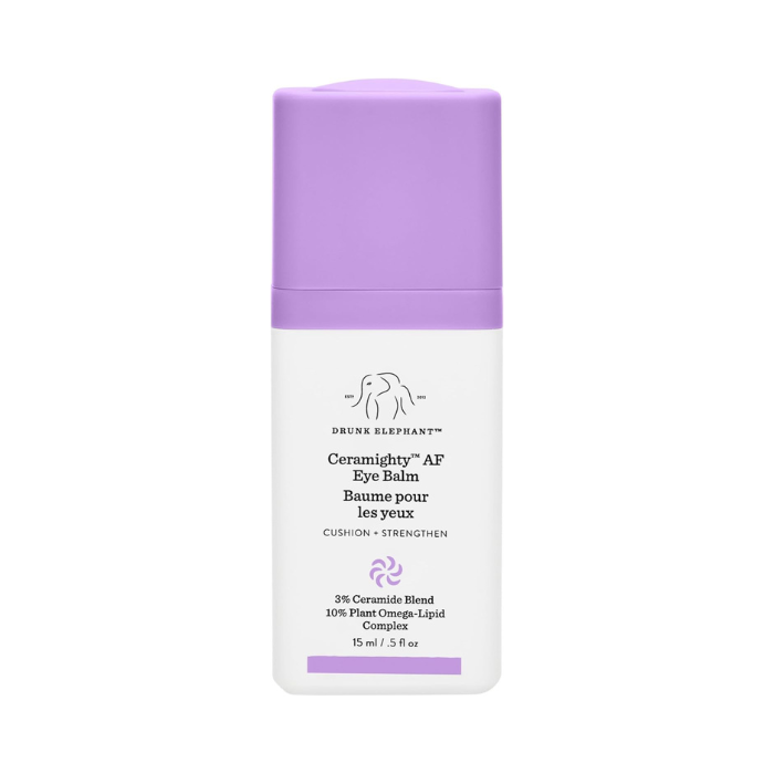 Drunk Elephant Ceramighty AF Eye Cream, Barrier-Repair Ceramide Moisturizer, 15ml